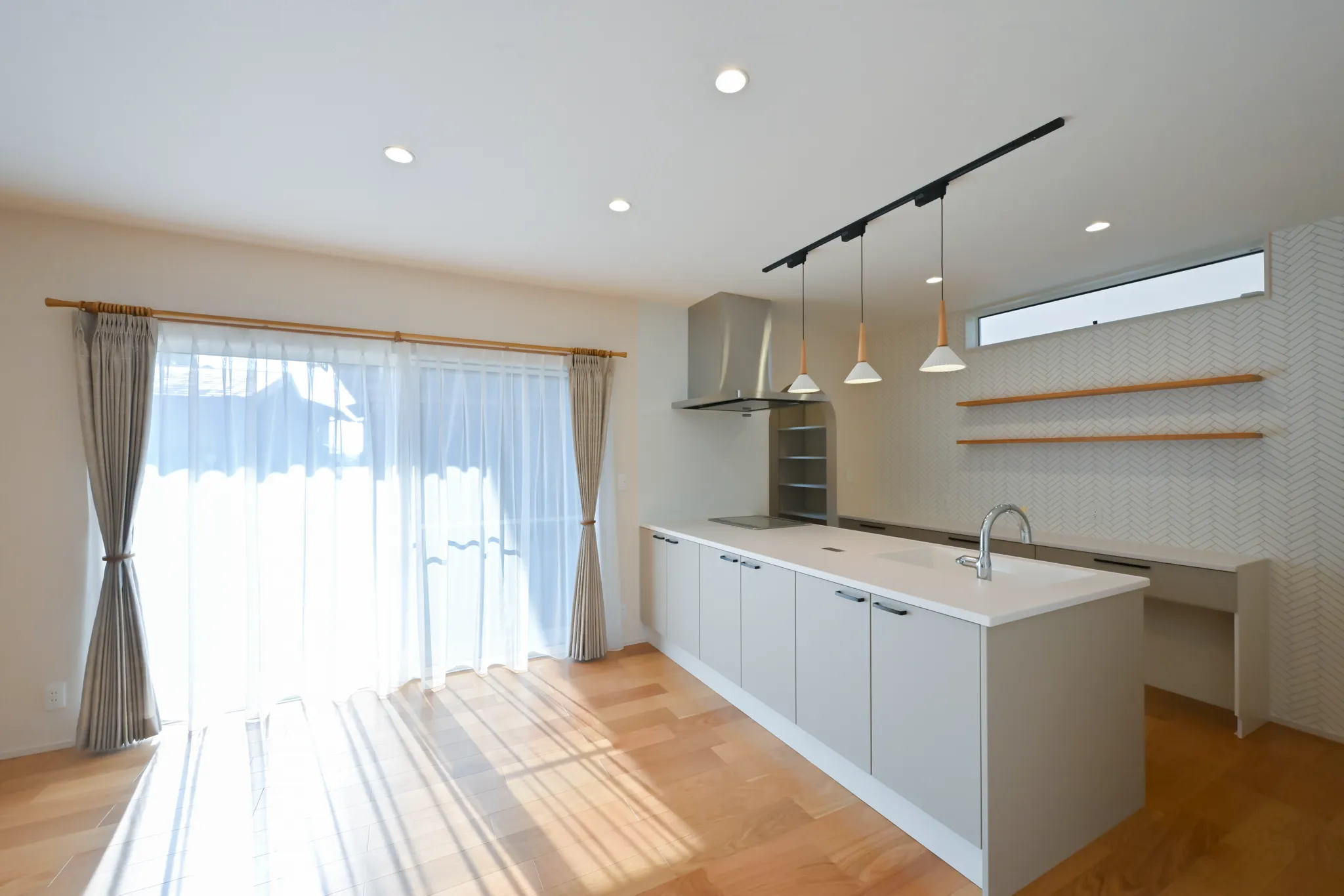 やわらかな光が届く、北欧スタイルの家