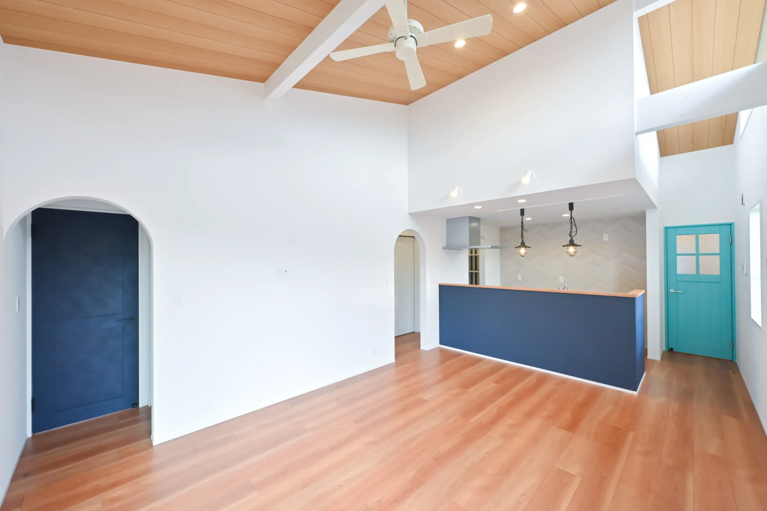 開放感溢れるアメリカンスタイルの平屋