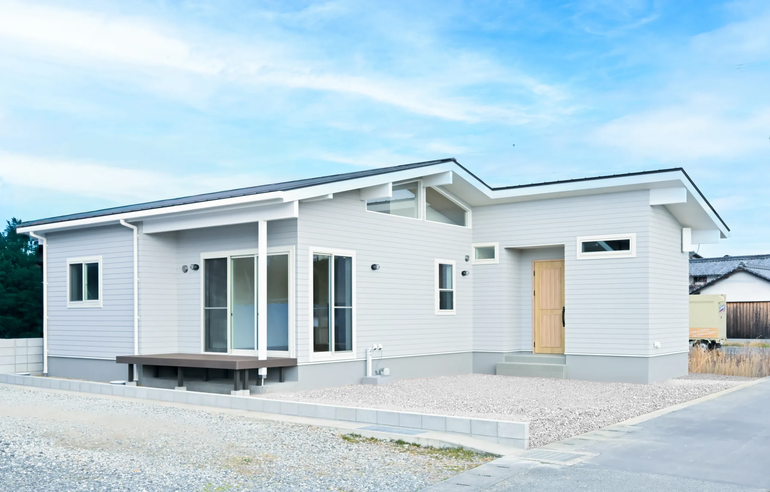 開放感溢れるアメリカンスタイルの平屋