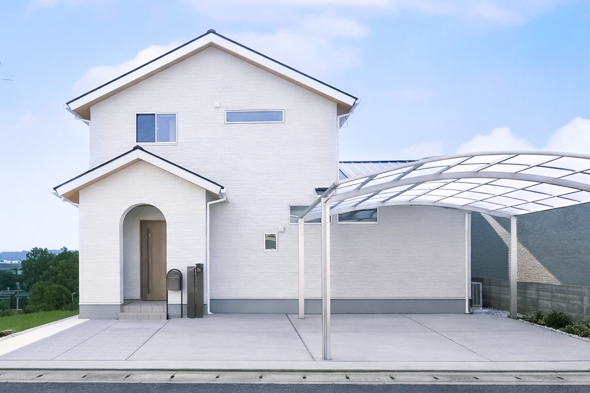 やわらかな光が届く、北欧スタイルの家