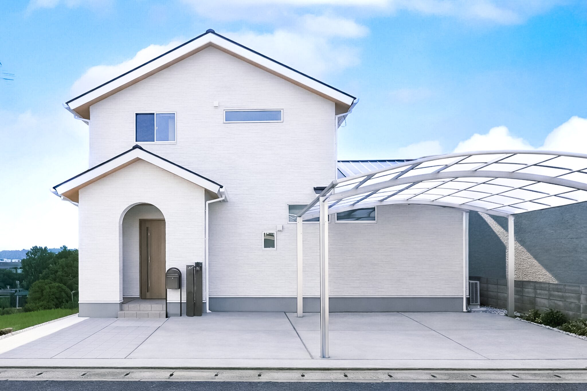 やわらかな光が届く、北欧スタイルの家