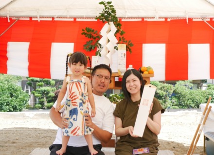 【U様邸 Vol.1】笑顔に包まれた、夏の地鎮祭。
